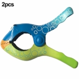Strandtuch Clips Klammern Fisch Flip Flop 2 Stück Große Wäscheklammern Kunststoff Clips Mehrzweck Klammer Pool Kleidung Clip für Tägliche Wäsche, Strandtuch, Badetuch - 1