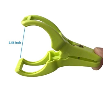 Strandtuch-Klammern für Liegen, doppelte Dicke, modische Farben, Kunststoff, zum Aufhängen von Kleidung, Jumbo-Größe, 12 Stück für Pool-Liegen, Kleidung, Badeanzüge, Vorhänge - 3