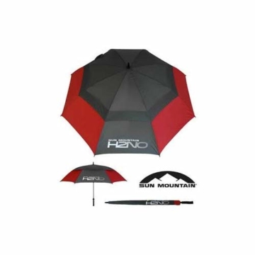 Sun Mountain Unisex Golfschirm, Unisex, rot/grau, 157,48 cm - 4