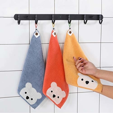 TANCUDER 30 PCS Handtuchhalter Clip Metall Geschirrtücher Hake Bunte Handtuch Klammer Tuch hängend Clips Multifunktions für Bad, Kücher, Balkon usw 5Farbe - 6
