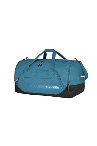 travelite große Reisetasche Größe XL, Gepäck Serie KICK OFF: Praktische Reisetasche für Urlaub und Sport, 006916-22, 70 cm, 120 Liter, petrol (türkis) - 2