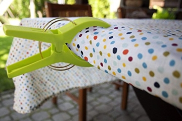 URAQT 12 Stück große Wäscheklammern Handtuchklemmen Strandtuchklammern Handtücher Towel Clips, Winddicht Klammern auf Strand und Sonnenliegen für Wäsche, Strandtuch, Badetuch, Teppich etc. - 6