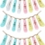 URAQT Wäscheklammer, 24 PCS Kunststoff Handtuchklemmen, Kleine Strandtuchklammern, Home Wäscheklammern, Towel Clips für Wäscheständer Wäscheleine und Wäschekorb, Vier Farben - 2