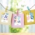 URAQT Wäscheklammer, 24 PCS Kunststoff Handtuchklemmen, Kleine Strandtuchklammern, Home Wäscheklammern, Towel Clips für Wäscheständer Wäscheleine und Wäschekorb, Vier Farben - 7
