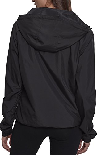 Urban Classics Damen Übergangs-Jacke Ladies Basic Pull-Over Jacket ,Schwarz (Black 00007) ,M - 7