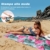 VBIGER Strandtuch Mikrofaser Badetuch Groß Strandhandtuch Strandabdeckung Bikini Tuch fürs Strand Picknick Sport - 2