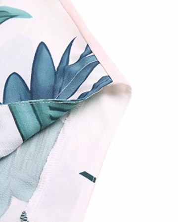 YOINS Strandkleider Damen Sommer Casual Sommerkleid Damen Kurz Strand Schulterfrei Elegant Kleider Ärmellos Minikleider Grün M - 5