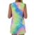 ZANZEA Damen Ärmellos Rundhals Mini Kleider Bunte Lose Longshirt Oversize Tank Tops Bunt EU 48/US 16 - 6