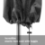 zizwe Sonnenschirm Schutzhülle mit Stab, Sonnenschirm Abdeckung, Wetterfeste, UV-Anti, Winddicht und Schneesicher, Outdoor für Ampelschirm schwarz (265 * 40/70/ 50 cm) - 3