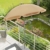 4smile Set – Sonnenschirm Balkon + Schirmständer Sonnenschirm – Komplett-Set ideal zur Beschattung Kleiner Balkone – Sonnenschirm rund Ø 2 m + Sonnenschirmhalter Balkongeländer - 5