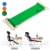 Amazy XXL Fuß Hängematte für breite Tische bis 2,00 m – Höhenverstellbare und extra breite Fußstütze zur Entspannung und Entlastung am Schreibtisch und im Büro (Grün) - 1