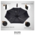 Balios® Regenschirm Mit Echtem Holzgriff -Optional | Auf Zu Automatik | Sturmfest & Windsicher | Taschenschirm Für Herren & Damen Schwarz (Designed in Britain) (Black with Luxury REAL Wood Handle) - 2