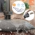 Baser Sonnenschirmständer mit befüllbarer Sandsäcken 30 kg/40 kg/50 kg. Alternativ zum Granit Sonnenschirmständer mit Rollen. Befüllbar Sonnenschirm Schirmständer mit Tragegriff (50 KG, Dunkelbraun) - 5