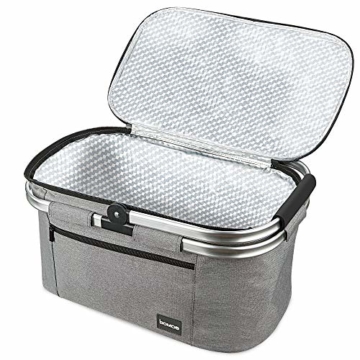 bomoe Kühltasche Picknickkorb faltbar IceBreezer K47 - Outdoor Kühlbox für unterwegs - 47x27x26 cm - 32 Liter - Auch als Picknicktasche nutzbar - Perfekt fürs Grillen oder Festival - 3