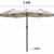 Briefkästen Sonnenschirme Sonnenschirm, Sonnenschirm Doppelsonnenschirme Terrasse Balkon/mit Kurbel, for Strand/Garten/Terrasse/Pavillon - ohne Grund (Color : Dark Beige) - 5