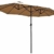 Briefkästen Sonnenschirme Sonnenschirm, Sonnenschirm Doppelsonnenschirme Terrasse Balkon/mit Kurbel, for Strand/Garten/Terrasse/Pavillon - ohne Grund (Color : Dark Beige) - 1