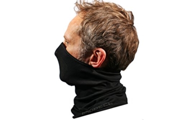 BRUBECK® X-Pro halbe klimaoaktive Gesichtsmaske Sturmhaube Sturmmaske, Größen: L/XL; Farbe: X-Pro / Black - 4