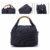CALIYO Lunchtasche Kühltasche klein Isoliertasche wassedicht Lunchbag mit Reißverschluss Thermotasche faltbar für Arbeit, Schule und unterwegs 9 Liter (Schwarz) - 4