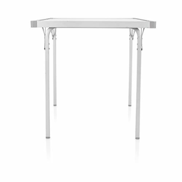 Campart Campingtisch/ Reisetisch - 94/127 x 70 cm wetterbeständige Rolltischfläche aus Aluminium/ erweiterbare Tischplatte, TA-0808 - 9