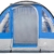 CampFeuer Campingzelt für 4 Personen | Großes Familienzelt mit 3 Eingängen und 2.000 mm Wassersäule | Tunnelzelt | blau/grau | Gruppenzelt | So Macht Camping Spaß! - 4