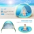 Ceekii Baby Strandzelt, Pop-up Baby Strand Zelt Portable Shade Pool UV-Schutz Sun Shelter für Kleinkinder, Strandmuschel, Baby Pool - 4