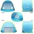 Ceekii Baby Strandzelt, Pop-up Baby Strand Zelt Portable Shade Pool UV-Schutz Sun Shelter für Kleinkinder, Strandmuschel, Baby Pool - 6