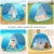 Ceekii Baby Strandzelt, Pop-up Baby Strand Zelt Portable Shade Pool UV-Schutz Sun Shelter für Kleinkinder, Strandmuschel, Baby Pool - 8