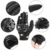 COFIT Motorrad Handschuhe, Touchscreen Motorradhandschuhe für Motorradrennen, Mountainbike, Motorcross, Klettern, Wandern und andere Outdoor Sportarten und Aktivitäten - Schwarz XL - 3