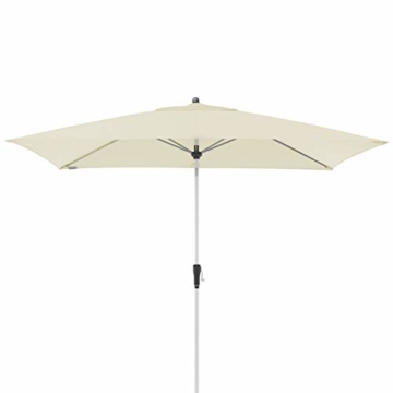 Doppler Aluminium Sonnenschirm SL-AZ 190x290 - Rechteckiger Sonnenschutz für Balkon/Terrasse - Knickbar - 190x290 cm - Natur - 5