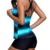 Durio Badeanzug Damen Bauchweg Frau Bademode Badeanzüge Tankinis Tankini mit Hotpants Badebekleidung Zweiteilig mit Streifen,Blaue U. Schwarze Mischung,EU 44 (Etikett XXL) - 2