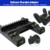 ElecGear Playstation Vertikaler Ständer Ladestation, Lüfter Kühler Standfuß, 10x Blu-ray Spiele Hüllen Halterung Stand mit Dual Charger Ladegerät für DualShock 4 Controller und PS4, PS4 Slim, PS4 Pro - 4