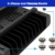 ElecGear Playstation Vertikaler Ständer Ladestation, Lüfter Kühler Standfuß, 10x Blu-ray Spiele Hüllen Halterung Stand mit Dual Charger Ladegerät für DualShock 4 Controller und PS4, PS4 Slim, PS4 Pro - 5