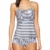 ESPRIT Damen Tankini Oberteil Clearwater Beach Padded, Blau (Navy 400), (Herstellergröße:38) - 3