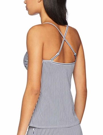 ESPRIT Damen Tankini Oberteil Clearwater Beach Padded, Blau (Navy 400), (Herstellergröße:38) - 4