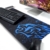 EXCO Extra Large 700 * 300 * 2 mm XL Gaming Matte Glatte Oberfläche für rutschfeste Gummimaus mit Designs für Spieler und Büroarbeit, (XL Blue Leopard) - 1