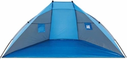 EXPLORER Strandmuschel 270x120x120cm UV Schutz 80+ mit Boden Garten Strand Strandmuschel Outdoor Muschel Strandzelt Sichtschutz Sonnenschutz Urlaub - 1