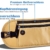 Flache Bauchtasche Hüfttasche mit RFID-Blockierung und 1 Hüftgurt für Damen und Herren - enganliegend und wasserdicht - Geldgürtel zum Sport, Reisen und Joggen | VAN BEEKEN Money Belt Beige - 3