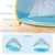 Glymnis Baby Strandmuschel Strandzelt Pop-up Baby Strand Zelt mit trennbarer Pool UV-Schutz UPF 50+ Sun Shade Shelter für Kleinkinder 0-3 Jahre - 9