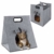 GOODS+GADGETS Haustier-Zelt, Hunde-Zelt Katzen-Zelt Hunde-Hütte aus Filz, Tipi Katzenhöhle Hundehöhle mit Decke für Katze & Hund; Haustiertipi und Körbchen - 6