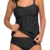 Happy Sailed Damen Gepolstert Two Piece Tankini Set Mit Slip , Schwarz, XX-Large(EU50-EU52) - 1