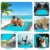 ISOPHO Picknickdecke 200 x 210 cm Stranddecke Wasserdicht, Strandmatte 4 Befestigung Ecken Stranddecke Sandfrei/Picknick für den Strand, Campen, Wandern und Ausflüge(Blau) - 6