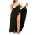 JOYORUN Damen V-Ausschnitt Lang Kleid Sommer-Strand-Wickelkleid Bademantel Handtuch Reise Spa Schwimmen Große Größe - 1