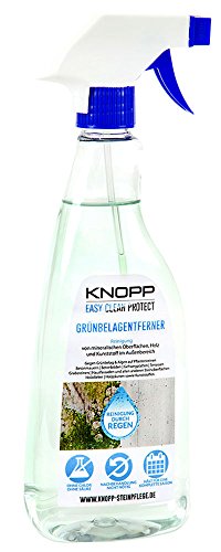 Knopp Grünbelagentferner, Algen- und Moosentferner, ideal auch für Holz und Kunststoff, gebrauchsfertig, 500ml - 1