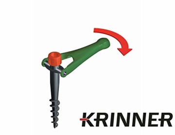 Krinner 2er Set Bodendübel Vario Drill (Wiese; Camping; Strand) Sonnenschirmständer - 4