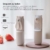 Lahuko Bär Mini Handventilator, 2 Windmodi, 24h Arbeitszeit, Starker Wind, 24h Akkulaufzeit, Power Bank für Handy, Tragbarer USB Mini Lüfter für Büro, Urlaub und Reisen(Weiß) - 2