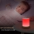 LED Nachttischlampe, Touch Dimmbar Atmosphäre Tischlampe für Schlafzimmer Wohnzimmer, Tragbar Nachtlicht mit 16 Farben und Warmes Weißes Farbwechsel -EINWEG - 3