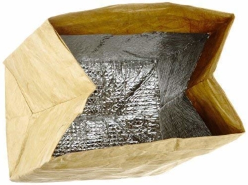 Luckies of London Braune Lunch Bag, Kühltasche mit Klettverschluss Thermische Tasche,  21x26 cm - 5