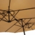 LYBC Gartenschirm Terrassenschirm Kurbelschirm im Freien mit Kurbel Lüftungsschlitze,Großen Doppelsonnenschirm,12 Stabilen Stahlrippen,450x270cm - 7