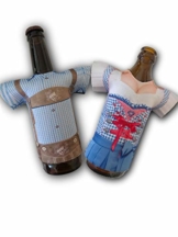 Madl & Buam Bierflaschen Kühler, Bierkühler für 0,3l und 0,5l Flaschen aus Neopren, Party- und Biergadget im Duopack - 1