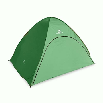 mapuera große Pop up Strandmuschel zum Verschließen Cabana rapida - UV 50+ Sonnenschutz, für 2-4 Personen, in Österreich entwickelt (minzgrün) - 4